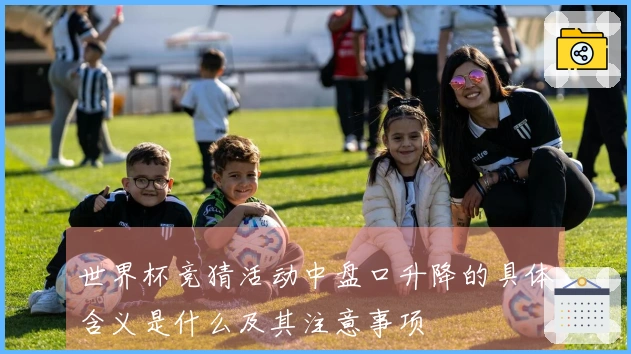世界杯竞猜活动中盘口升降的具体含义是什么及其注意事项